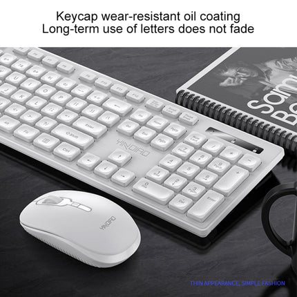 YINDIAO V3 Max Business Office Silent Wireless Keyboard Mouse Set
