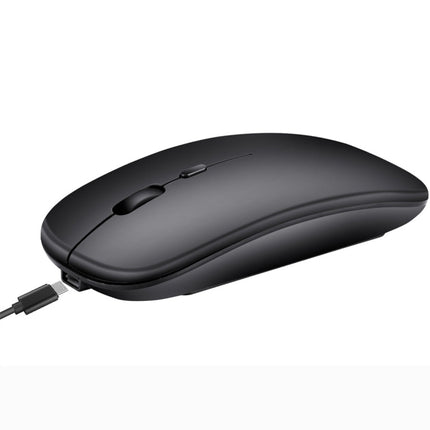 HXSJ M90 2.4GHz Ultrathin Mute Rechargeable Dual Mode Wireless Bluetooth Notebook PC Mouse