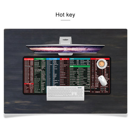 YINDIAO Large Rubber Mouse Pad Anti-skid Gaming Office Desk Pad Keyboard Mat, Size: 800x300mm (Universe), KB7660A, KB7660C, KB7660D, KB7660E, KB7660F