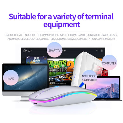 YINDIAO A2 2.4GHz 1600DPI 3-modes Adjustable Wireless Silent Mouse, Battery Powered, Battery ver.