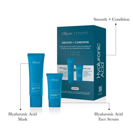 Hyaluronic Acid Smooth & Condition Kit + Free Hyaluronic Acid Mask 50ml