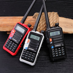 Baofeng BF-UV5R Plus S9 FM Interphone Handheld Walkie Talkie, US Plug, Black, US Plug, Red, US Plug, Silver, US Plug