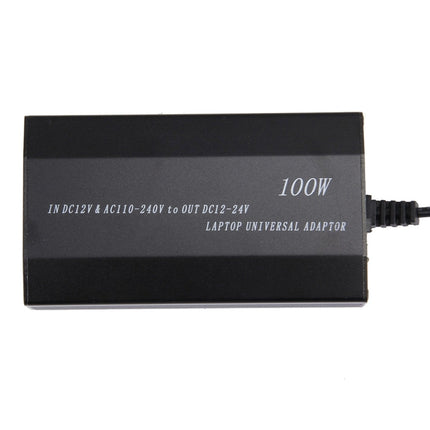 Laptop Notebook Power 100W Universal Charger with Car Charger & AC Power Adapter & 8 Power Adapters & 1 USB Port for Samsung, Sony, Asus, Acer, IBM, HP, DELL, UK Plug, AU Plug, EU Plug, UK Plug