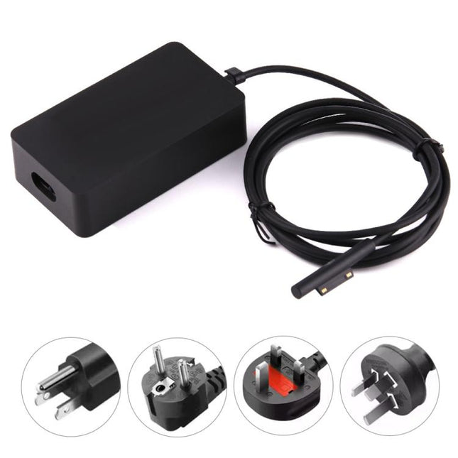 Original 15V 4A AC Adapter Power Supply Charger for Microsoft Surface Book / Pro 4 / Pro 3, 65W 4A
