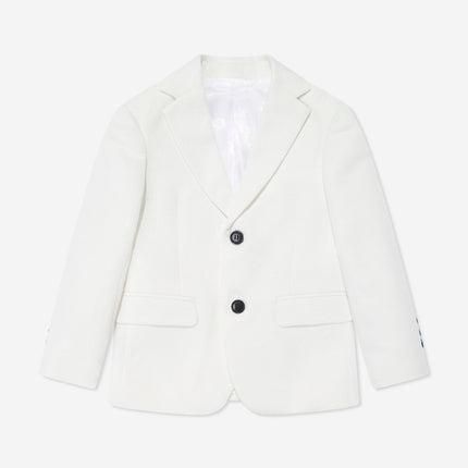 SUITLAB London Boys Tuxedo 3 Piece Suit Set in White