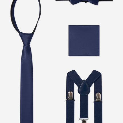 SUITLAB London Boys 7 Piece Suit Set in Navy