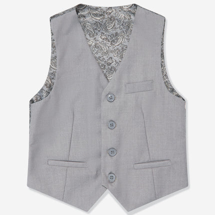 SUITLAB London Boys 7 Piece Suit Set in Grey