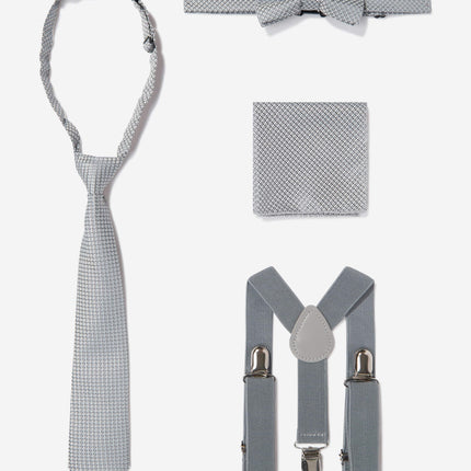 SUITLAB London Boys 7 Piece Suit Set in Grey