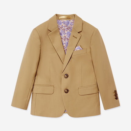 SUITLAB London Boys 7 Piece Suit Set in Beige