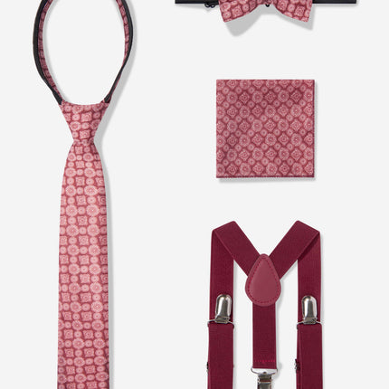 SUITLAB London Boys 7 Piece Suit Set in Red