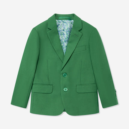 SUITLAB London Boys 7 Piece Suit Set in Green