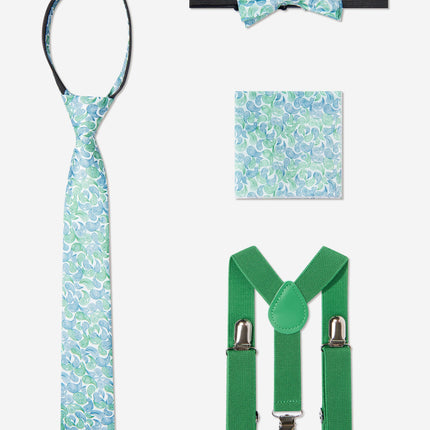 SUITLAB London Boys 7 Piece Suit Set in Green