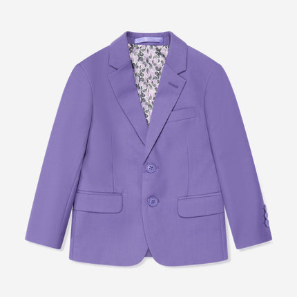 SUITLAB London Boys 7 Piece Suit Set in Purple