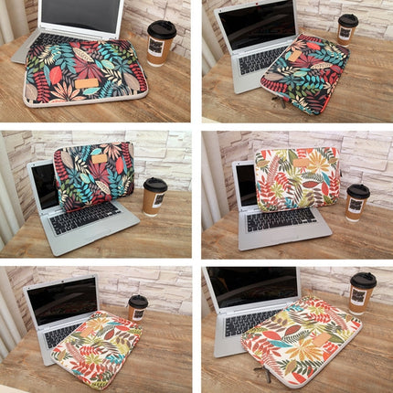 Lisen 13 inch Sleeve Case Colorful Leaves Zipper Briefcase Carrying Bag for Macbook, Samsung, Lenovo, Sony, DELL Alienware, CHUWI, ASUS, HP, 13 inch and Below Laptops, 13 inch