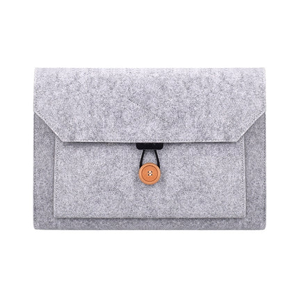 ND06 Multi-purpose Felt Button Laptop Inner Bag for 12.5 inch Laptop