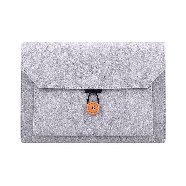 ND06 Multi-purpose Felt Button Laptop Inner Bag for 12.5 inch Laptop