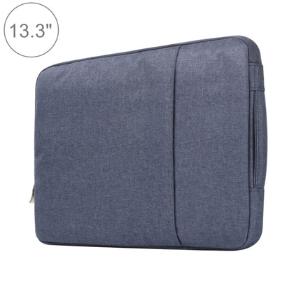 13.3 inch Universal Fashion Soft Laptop Denim Bags Portable Zipper Notebook Laptop Case Pouch for MacBook Air / Pro, Lenovo and other Laptops, Size: 35.5x26.5x2cm, 13.3 inch Purple, 13.3 inch Magenta, 13.3 inch Blue, 13.3 inch Grey, 13.3 inch Dark Blue...