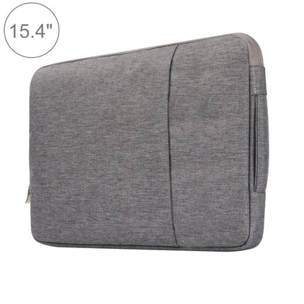 15.4 inch Universal Fashion Soft Laptop Denim Bags Portable Zipper Notebook Laptop Case Pouch for MacBook Air / Pro, Lenovo and other Laptops, Size: 39.2x28.5x2cm, 15.4 inch Purple, 15.4 inch Magenta, 15.4 inch Blue, 15.4 inch Grey, 15.4 inch Dark Blue...