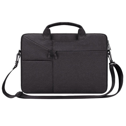 ST02S Waterproof Tear Resistance Hidden Portable Strap One-shoulder Handbag for 14.1 inch Laptops, with Suitcase Belt, ST02S 14.1 inch Pink, ST02S 14.1 inch Light Grey, ST02S 14.1 inch Navy Blue, ST02S 14.1 inch Black, ST02S 14.1 inch Dark Gray