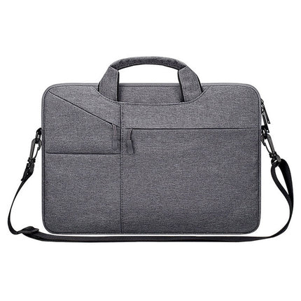 ST02S Waterproof Tear Resistance Hidden Portable Strap One-shoulder Handbag for 14.1 inch Laptops, with Suitcase Belt, ST02S 14.1 inch Pink, ST02S 14.1 inch Light Grey, ST02S 14.1 inch Navy Blue, ST02S 14.1 inch Black, ST02S 14.1 inch Dark Gray