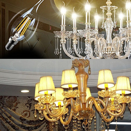6 LEDs 450 LM Retro Energy Saving Light for Halls, AC 220V, Apiciform E14 6W 220V White Light, Apiciform E14 6W 220V Warm White