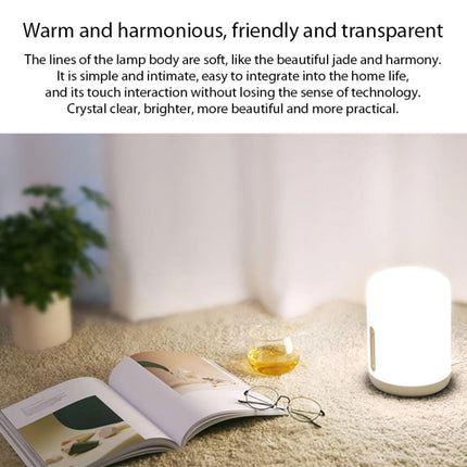 Original Xiaomi Mijia Bedside Lamp 2 LED Night Light Touch & Smart App Control, Bedside Lamp