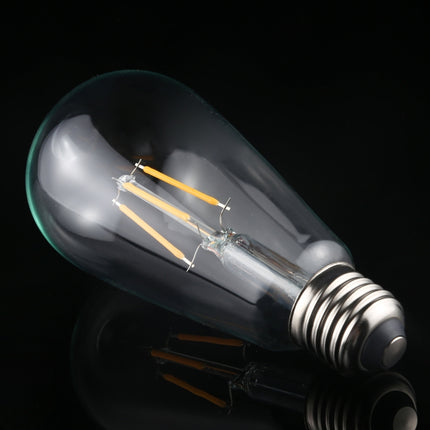 ST64 E27 4W 4 LEDs 600 LM 3000K Retro Dimming LED Filament Light Bulb Energy Saving Light, AC 220V, ST64 4W White Light, ST64 4W Warm White