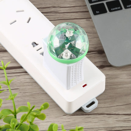 4W RGB USB LED Crystal Magic Ball Stage Light with Micro USB Adapter, with Micro USB Adapter