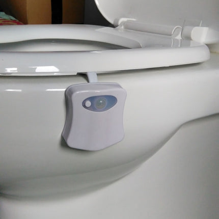 8 Colors Indoor Lighting Night Lights Motion Sensor LED Toilet Seat Cover Lightbowl Light Lamp, LED1660, LED1660US