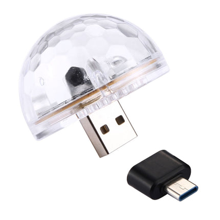 4 LEDs Mini LED Music Sound Control KTV DJ Disco Light Effect Light