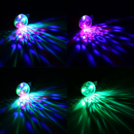 4 LEDs Mini LED Music Sound Control KTV DJ Disco Light Effect Light