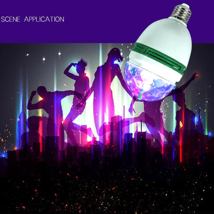 LED Full Color Auto Rotating Lamp for Family Party / KTV / Bars / Hotel / DJs, AC 85-260V