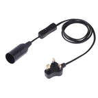 Small UK Plug, 1.2m / Black
