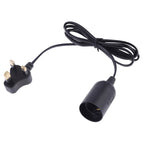 Small UK Plug, 1.2m / Black