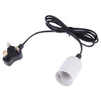 Small UK Plug, 1.2m / White
