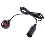 Big UK Plug, 1.5m / Black