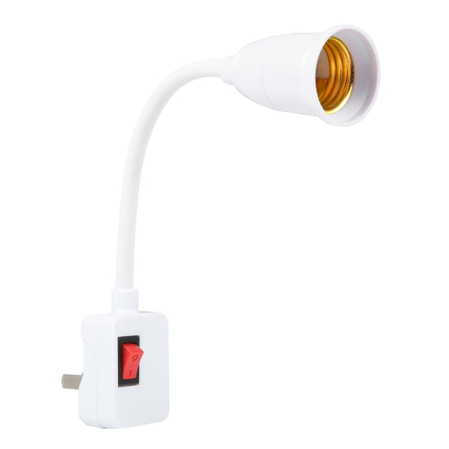 E27 Bulb Holder Flexible Extension Converter with Switch, US Plug, AU Plug, UK Plug, US Plug