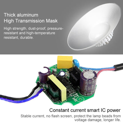 30W Warehouse Workshop Factory LED Mining Lamp Explosion-proof Light, Hook without Chain Engineering Version, 30W, Engineering Version