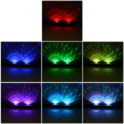 D88-S LED Smart Sensor Wireless Car USB Rechargeable Gypsophila Music Atmosphere Light, D88-S