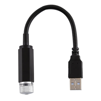 USB Interface Household and Car 360-degree Bending Atmosphere Light, Light Color: Red, Light Color: Red