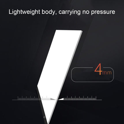 Ultra-thin A4 Size Portable USB LED Artcraft Tracing Light Box Copy Board Brightness Control for Artists Drawing Sketching Animation and X-ray Viewing, Brightness Control