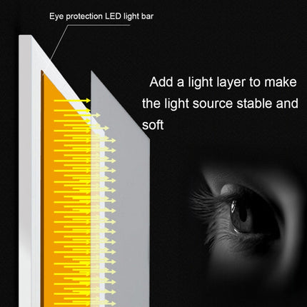 Ultra-thin A4 Size Portable USB LED Artcraft Tracing Light Box Copy Board Brightness Control for Artists Drawing Sketching Animation and X-ray Viewing, Brightness Control