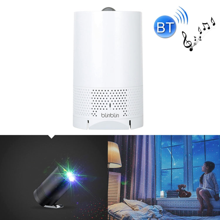 Blinblin Major 1 6W USB Charging Portable RGB Laser Projector Bluetooth Stereo Sound Speaker