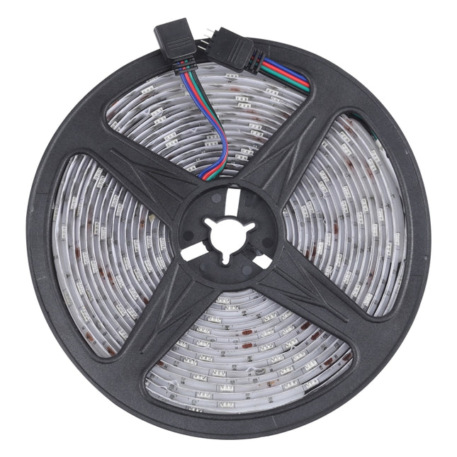 5m 150 LEDs SMD 5050 IP65 Waterproof Bluetooth RGB Light Strip with 24-keys Remote Control, EU Plug, 5m 150 LEDs IP65