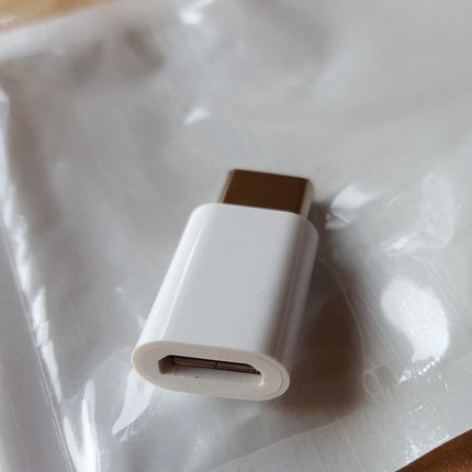LG Male Type-C to Female Micro USB Adapter - White