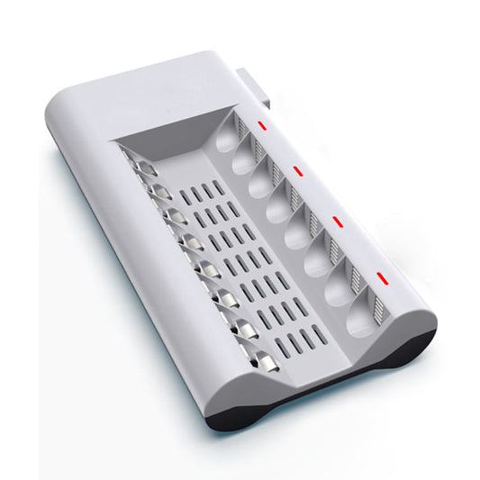 100-240V 8 Slot Battery Charger for AA & AAA Battery, UK Plug
