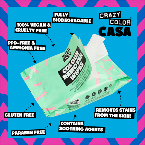 Crazy Color Colour Remover Wipes