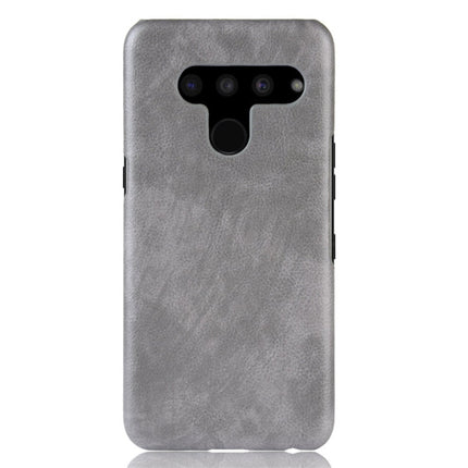 Shockproof Litchi Texture PC + PU Protective Case for LG V50 ThinQ 5G, For LG V50 ThinQ 5G