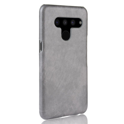 Shockproof Litchi Texture PC + PU Protective Case for LG V50 ThinQ 5G, For LG V50 ThinQ 5G