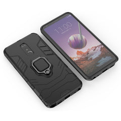 PC + TPU Shockproof Protective Case for LG Q Stylo 5, with Magnetic Ring Holder, For LG Q Stylo 5